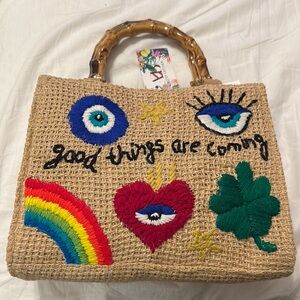 A&B Good Things Are Coming Positivity Top Handle Tote